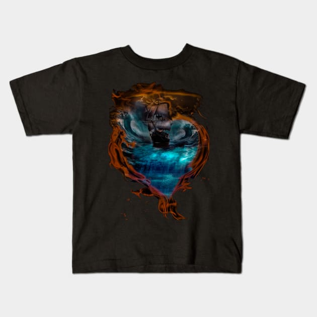 High Seas Kids T-Shirt by Apatche